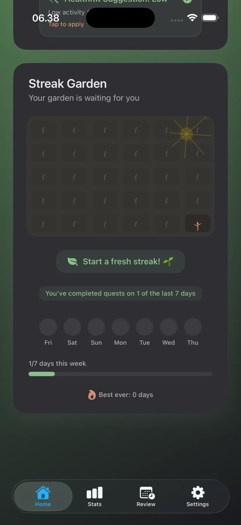 Focus Buddy — Streak Garden