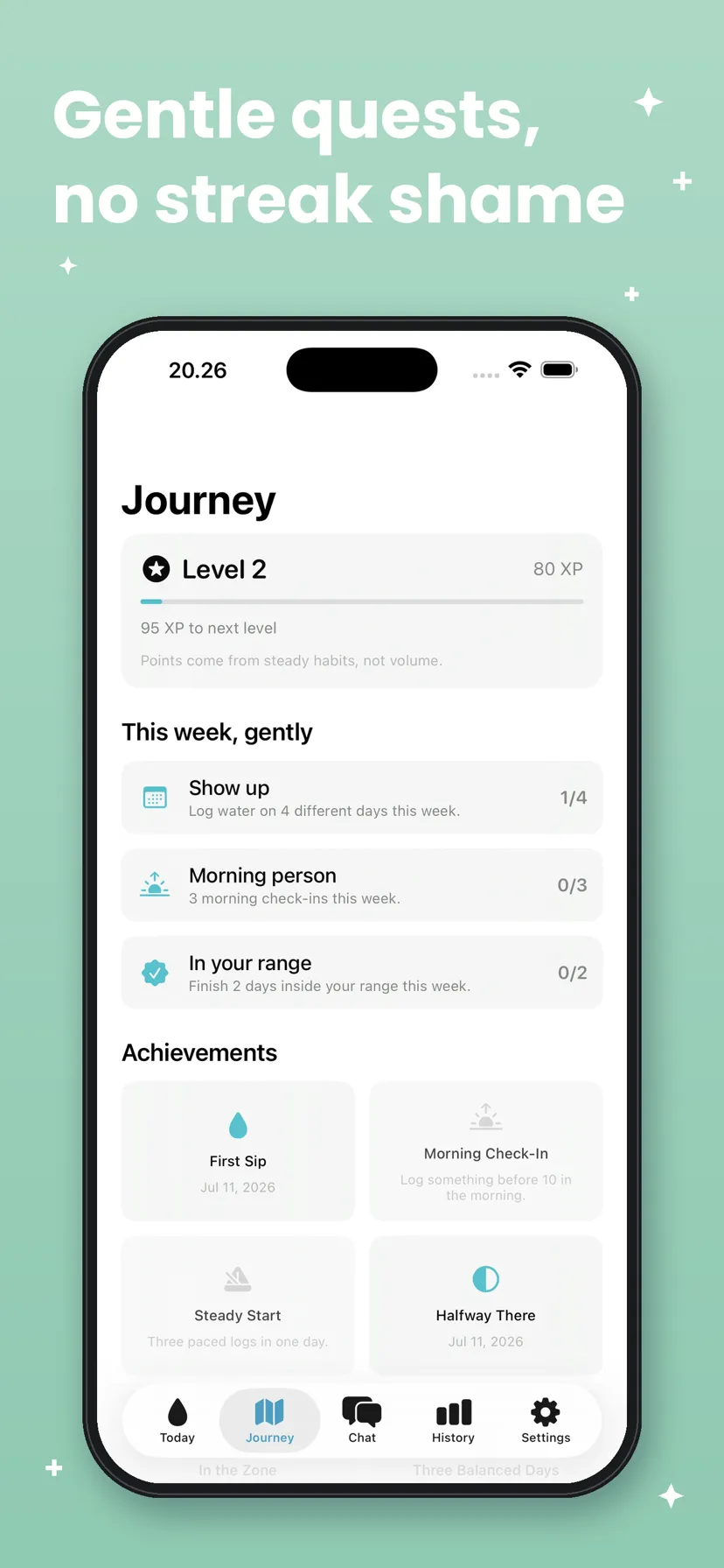 Hydration Buddy — Journey